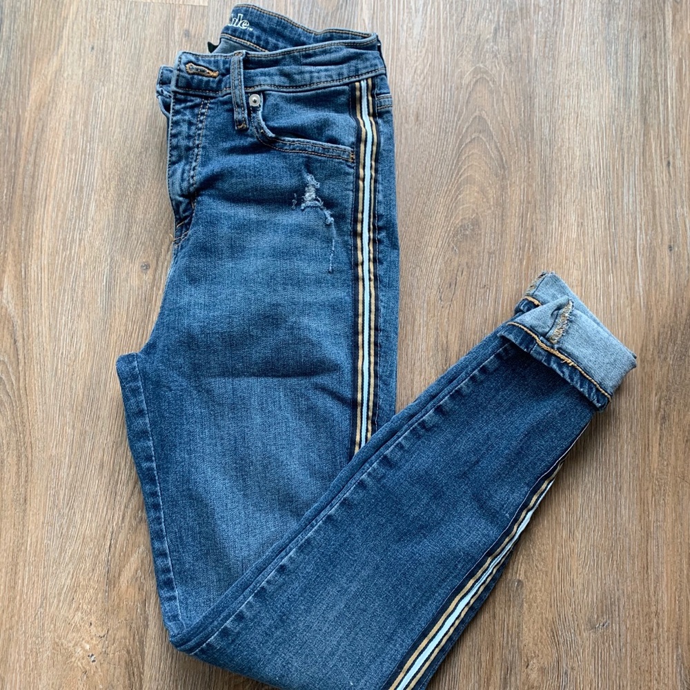 Striped Jeans